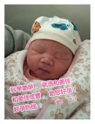 医院诊断死精症 最终喜得一子 恭喜黄先生